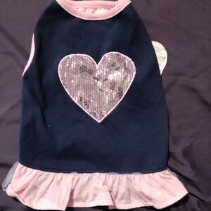 💜5/$25.00💜Top Paw Pink and Navy Dog Dress